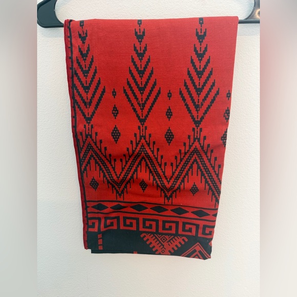 Black & Red 3 Piece Printed Suit Traditional Salwar Kameez - Picture 6 of 7